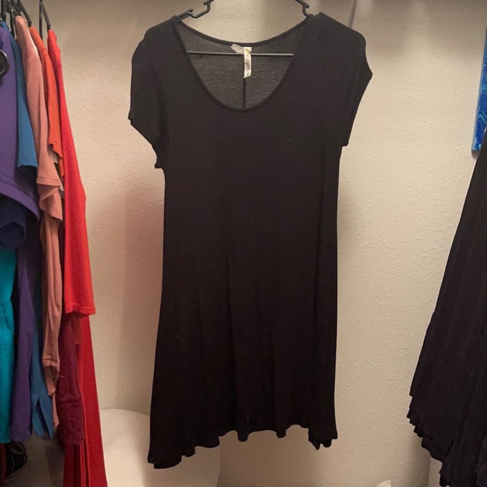 Black t shirt dress